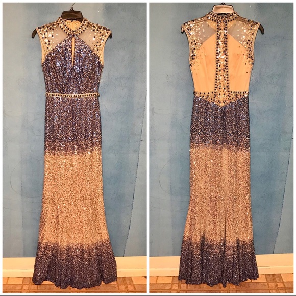 Camille La Vie Dresses & Skirts - 🎂🎂 Sequined Blue Gown
